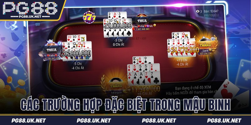 Các trường hợp đặc biệt trong Mậu Binhng