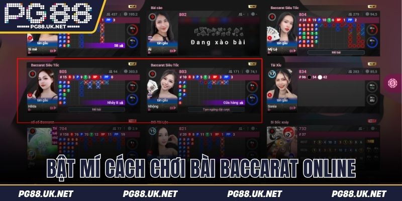 Cách chơi bài Baccarat