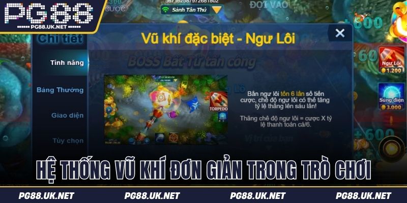 Hệ thống vũ khí đơn giản trong trò chơi